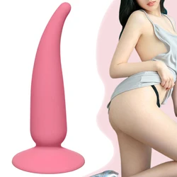 Adult Sex Toys Silicone Anal Plug with Strong Suction Cup Dildo Masturbation Anal Vaginal Stimulator Butt Plug Adult Sex Produt