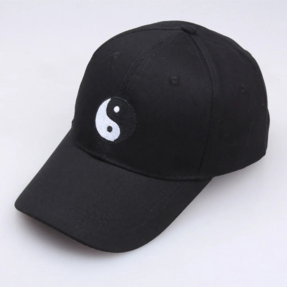 High Quality Dad Hat 100% Cotton Swimming Yin and Yang Gossip Embroidered Hat Snapback Baseball Cap For Men Women Trucker Caps