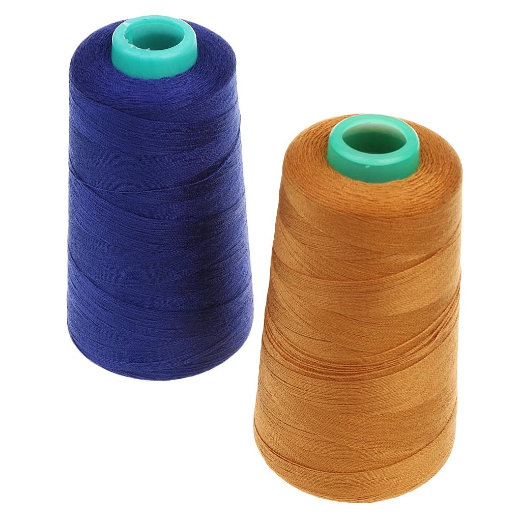 2 Spool Sewing Thread For Extra Strong Upholstery Jeans Demin Button Seams for Sewing Leather Bag Case Making