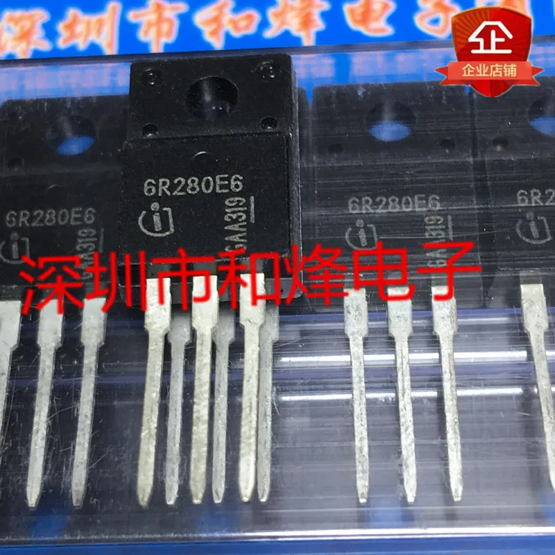 10PCS   6R280E6 IPA60R280E6  TO-220F 650V 40A