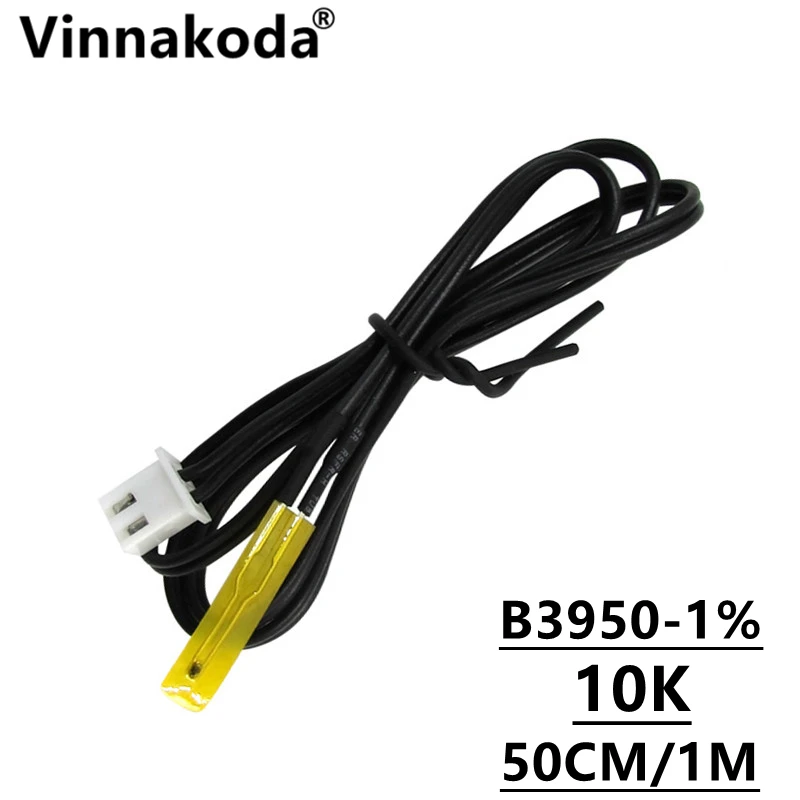 Ultracienki czujnik temperatury NTC, cienkowarstwowa sonda termistorowa B3950-10K, głowica pomiarowa temperatury powierzchni