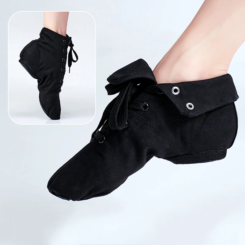 New Black Camel Canvas Adult Jazz Dance Shoes Children Dance Jazz Boot Sport Sneakers Gymnastics Fitness Shoes