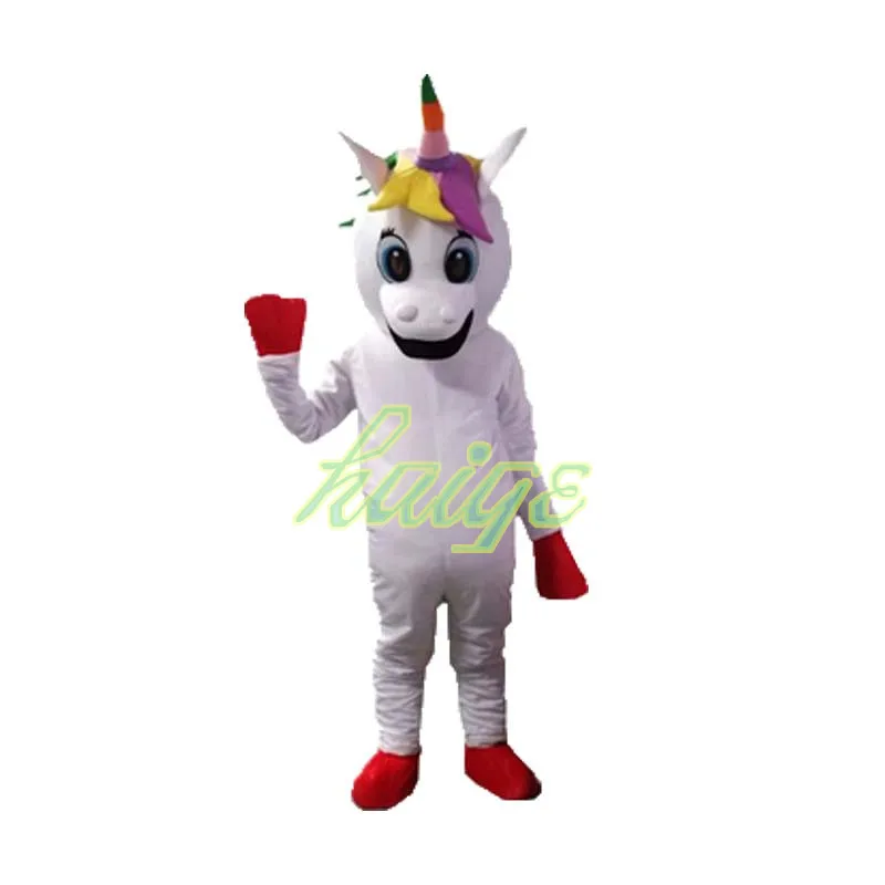 Pink Unicorn Mascot Costume Walking Cartoon Cosplay Mascot Costume Performance Costume Stage Promotional Costume