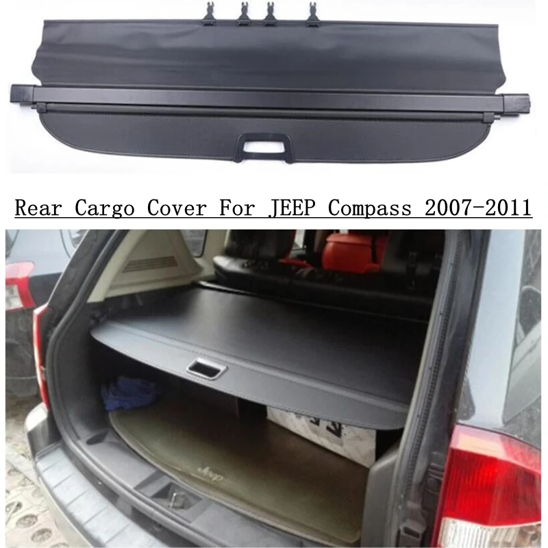 

For JEEP Compass 2007 2008 2009 2010 2011 Rear Cargo Cover Privacy Trunk Screen Security Shield Shade Auto Accessories