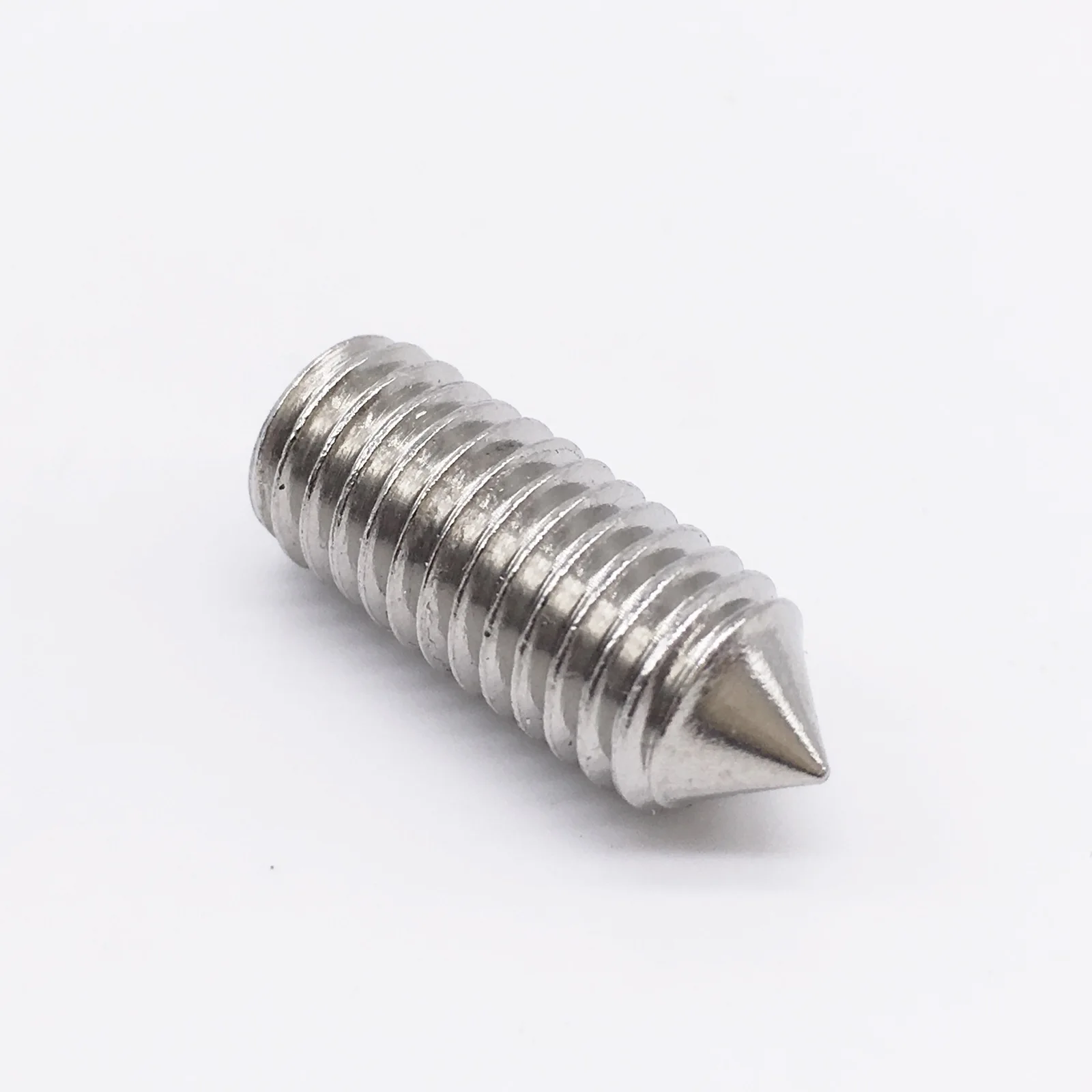 Wkooa M3 M4 M5 M6 M8 Set Screws Allen Hex Socket Grub Screw Cone Point Stainless Steel Metric Pack 100