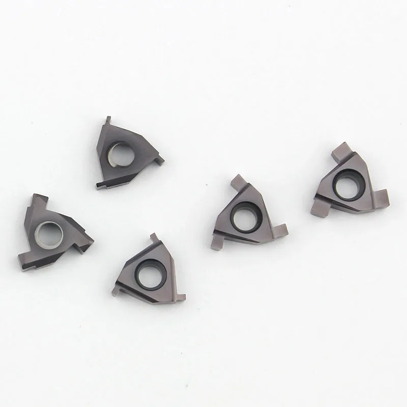 LS TOOLS-herramientas de torneado, insertos de carburo 16TER 16TNR 1mm 2mm 3mm, insertos de hoja de acero, Metal, herramientas de torneado de ranurado externo