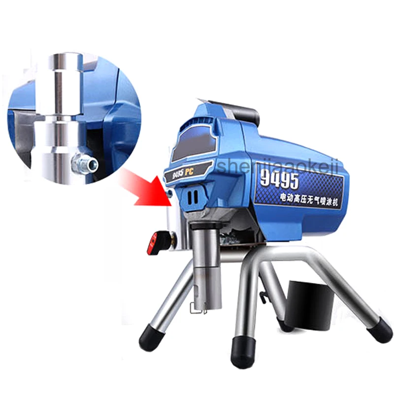 Macchina ad alta pressione elettrica della pittura di spruzzo dello spruzzatore automatico della vernice del lattice della pittura murale dello spruzzatore domestico 220V