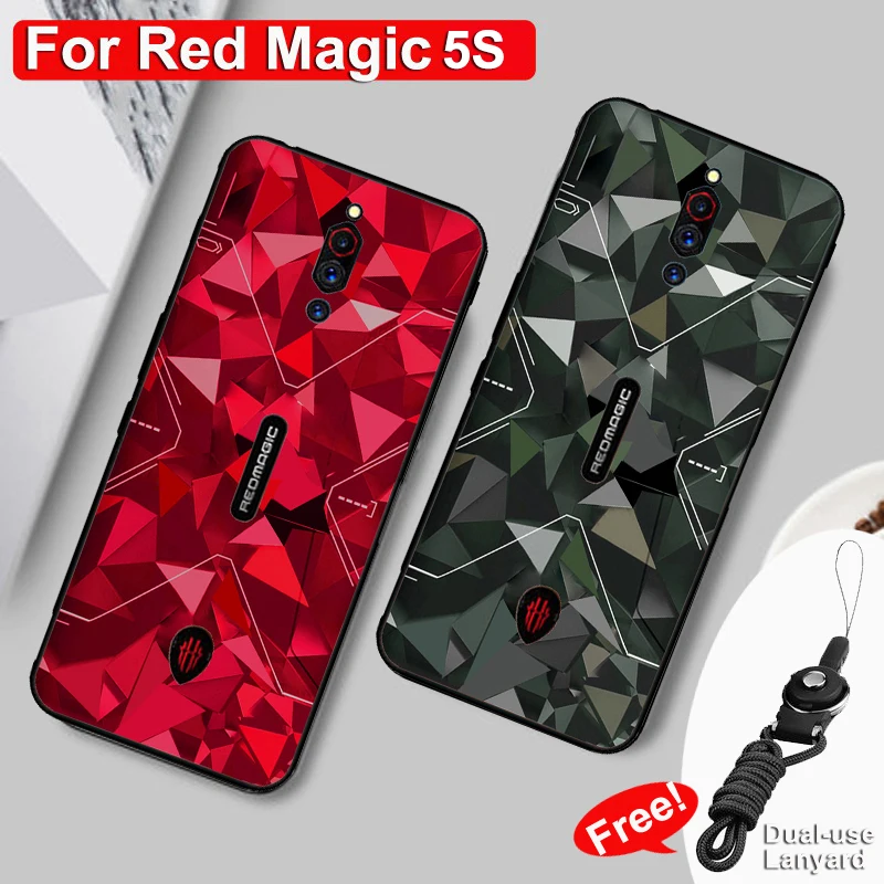 For ZTE Nubia Red Magic 5S Case Camouflage Slim Matte Case Redmagic 5S Cases Back Cover Case For Nubia Red Magic 5S Case shell