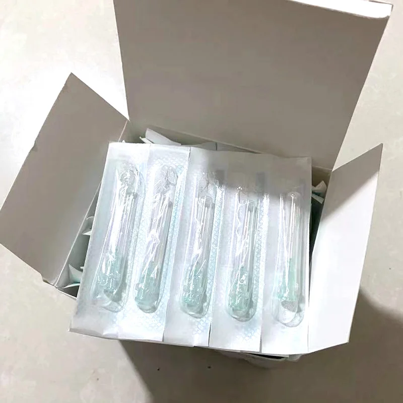 Piercing needle Transparent Syringe Injection glue Clear Tip Cap For Pharmaceutical injection needle 32G 4mm 13mm Tool Parts