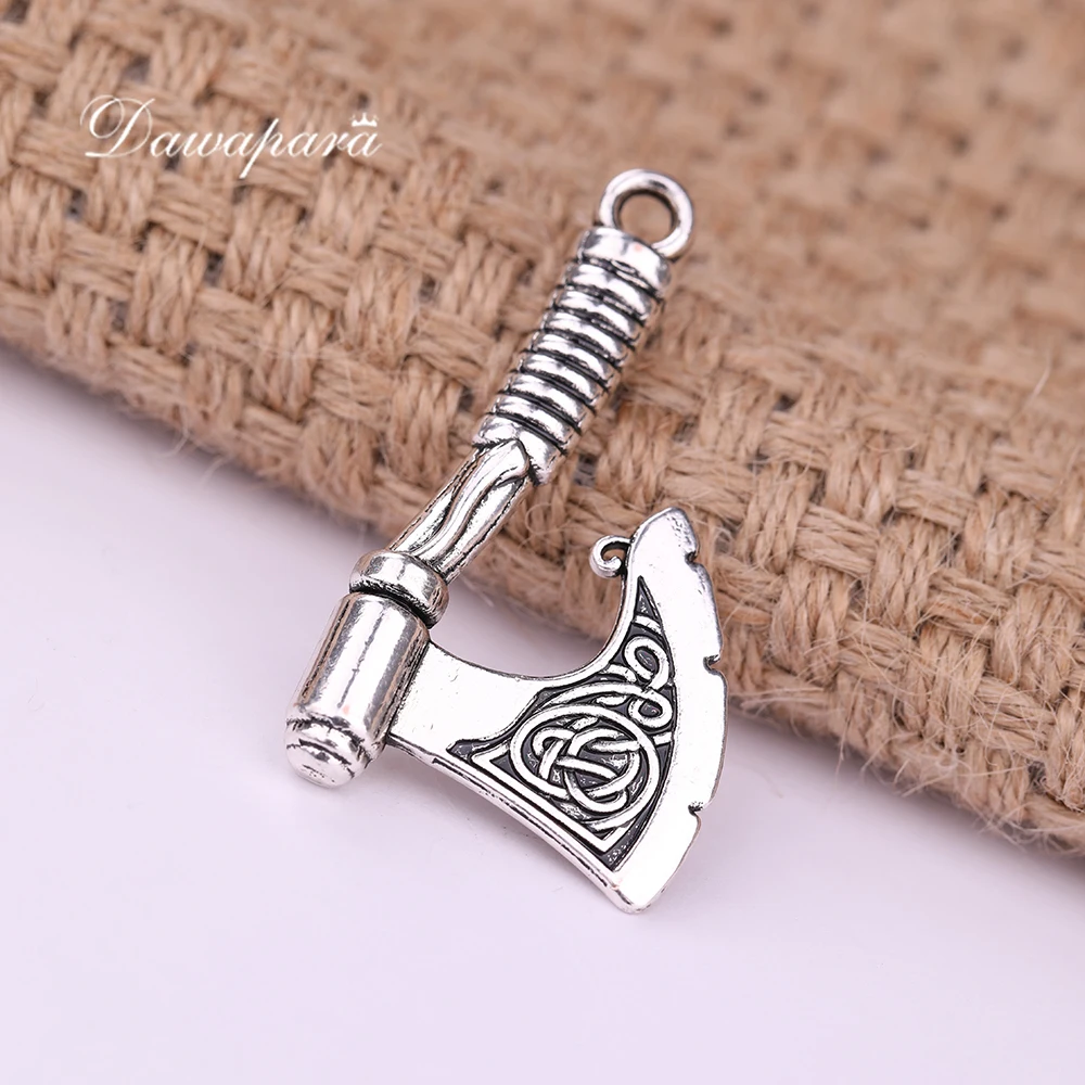 Dawapara Religious Axe Slavic Charm Pendants Amulet Symbol Religious Celtics Knot Viking Charms DIY Accessories