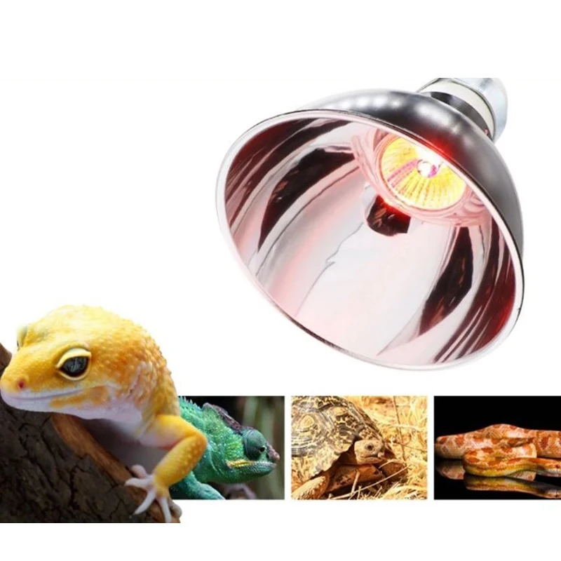 Reptile Lamp Set Lighting 300W E27 100-240V UVB Reptile Heating Lamp Stand Pet Light Bulb Holder Lampshade Emitter Lamp