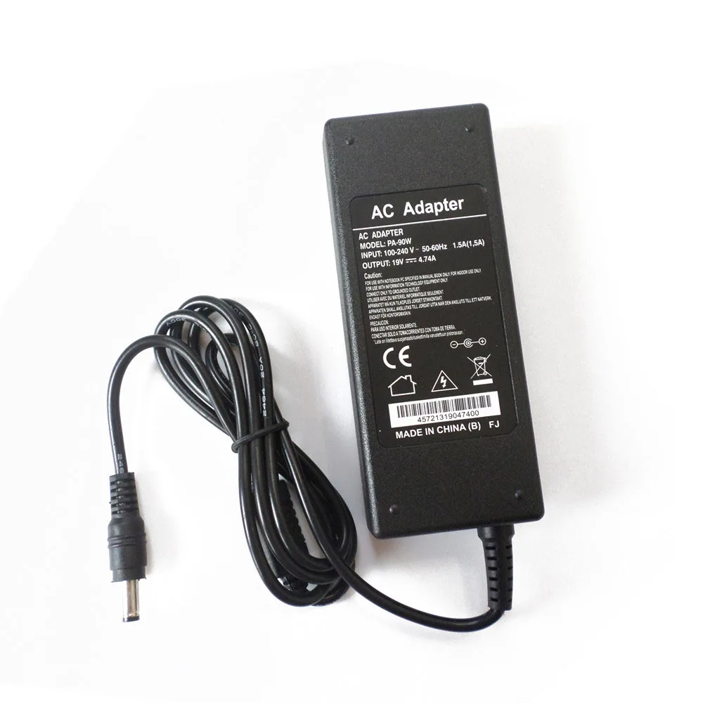 New 19V 90W AC Adapter Power Supply Cord Battery Charger For Toshiba L855-10W L855-118 L855-11F L855-11P C855D-S5237 C855D-S5238