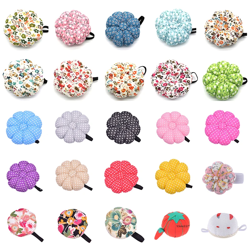 1Pc DIY Craft Needle Pin Cushion Holder Stitch Marker Sewing Pin Cushion Home Sewing Tools Ball Shaped Needlework Accessories