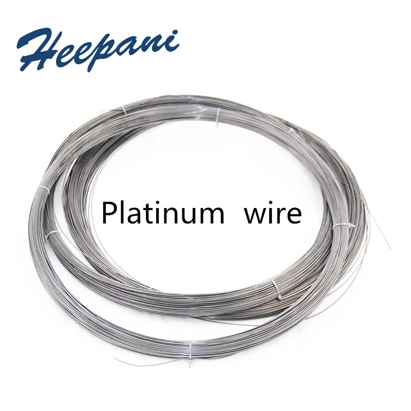 High Purity 99.99% Platinum  Wire D0.02 - D1mm Platinum Electrode Wire For Scientific Research