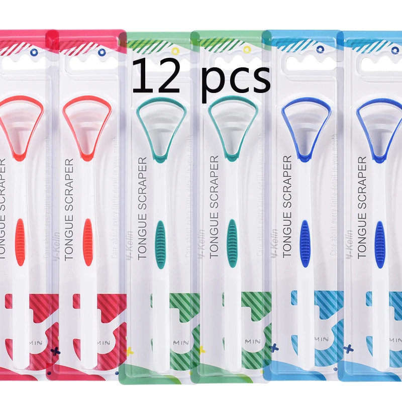 Y-Kelin Tongschraper Mondreiniger Borstel Frisse adem Reiniging Gecoate tandenborstel Hygiënezorghulpmiddelen - afbeelding 1