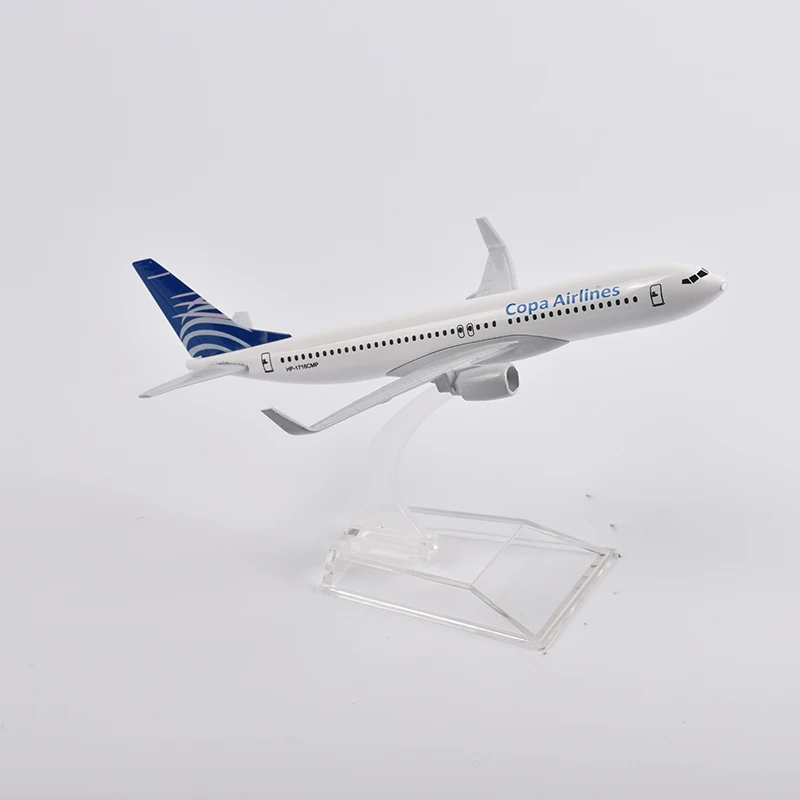 JASON TUTU 16cm Copa Airlines Boeing B737 Airplane Model Plane Model Aircraft Diecast Metal 1/400 Scale Planes Dropshipping