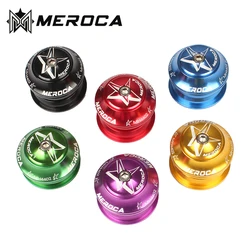 MEROCA Mountain Bike Headset Mtb Tapered Headset 44-56 Bicycle Steering Bearings 44mm Integrated Head Set 1 1/8 Steering Box