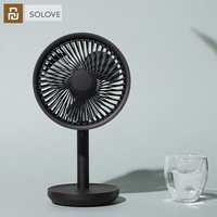 Youpin SOLOVE 5W USB Desktop Table Fan 4000mAh USB Rechargeable 3 Modes Wind Speed Cooling Oscillating Fan For Office Student