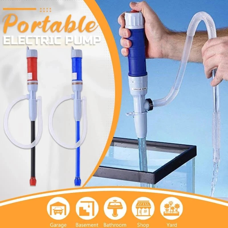 

Portable Electric Pump Car Fuel Tank Sucker Oil Transfer Petrol Diesel Liquid Fuel Pump Syphon Saver Gas Pump