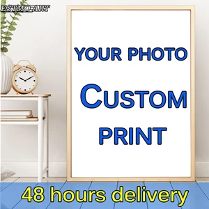 Personalisierte Druckbildschirmmalerei aus Ihrem Foto -Poster -Tierfigur abstrakte Landschaftsbild Hoom Dekoration Hoom Gemälde Wandmalereien Moderne Kunstmalerei Minimalist Norde 10 Hauptverkaufstische mit Tieren - №3