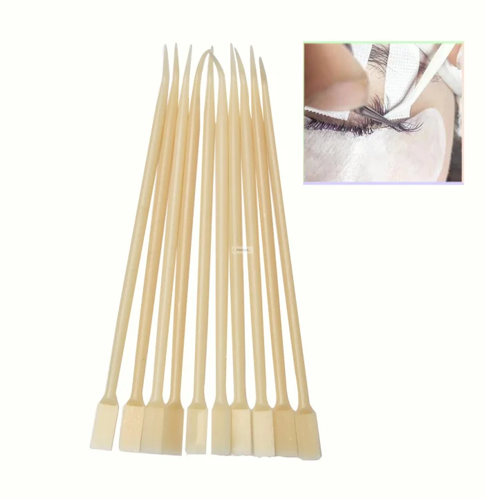 10pcs eyelash pick stick ciglia Perm Pad rod Recycle Shield Lifting bigodino strumenti per il trucco accessori applicatore