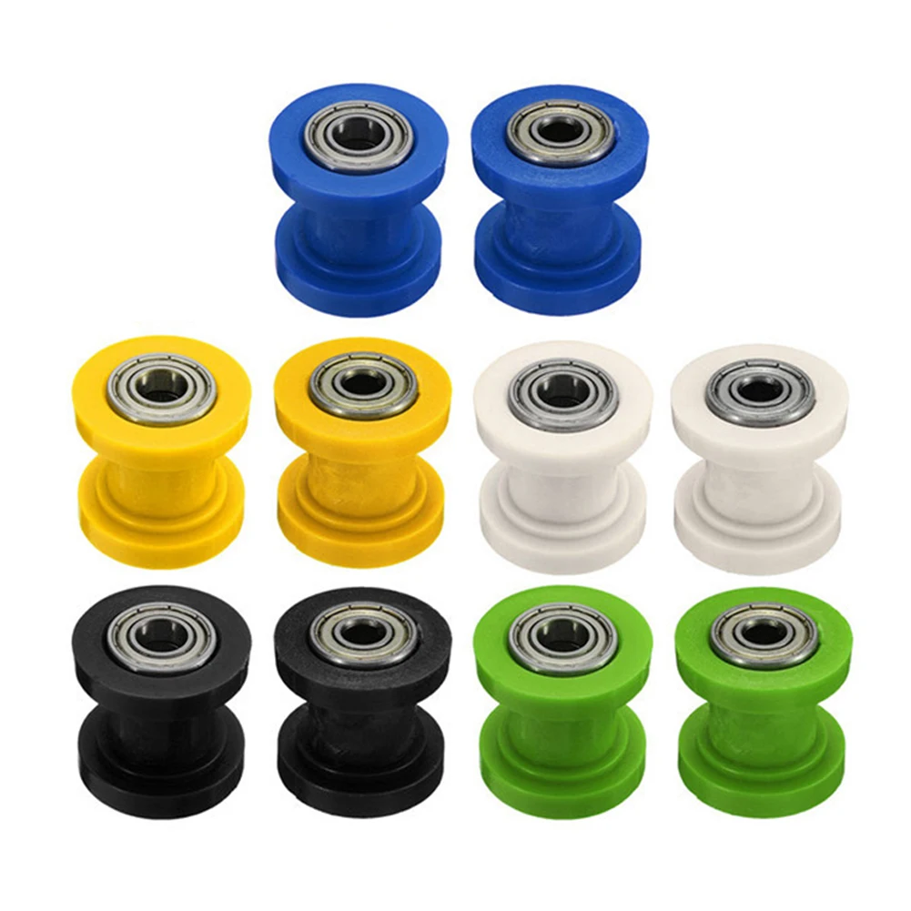 8mm Universal Motorcycle ATV Chain Pulley Roller Silder Tensioner Wheel Guide Motorcycle автомагнитола Accessories Boutique New