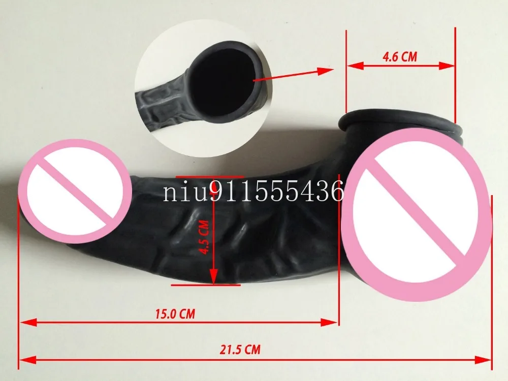 Latex Penis Sheath Ball Condom Pants Accessories for Men