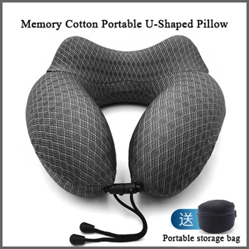 

U-shaped Pillow Travel Neck Pillow Memory Cotton Can Accommodate Travel Pillow Adult Nap Aircraft U-shaped Cervical Pillow