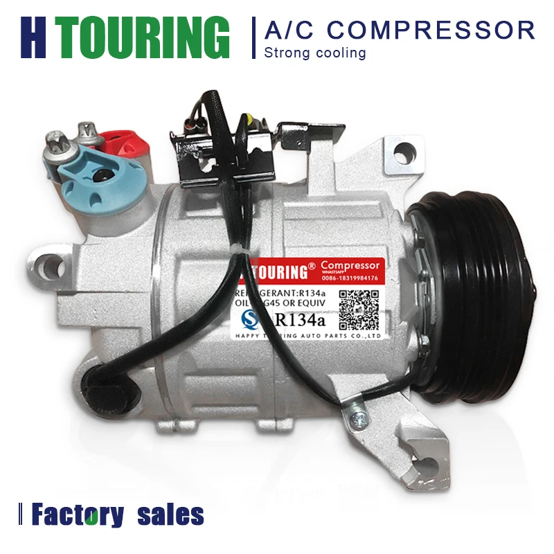 

PXC16 AC Compressor For Volvo S60 V60 XC60 V70 XC70 36001462 36011355 016128071B4 6906223 P31315453 31366155 31332386 1681P 3PK