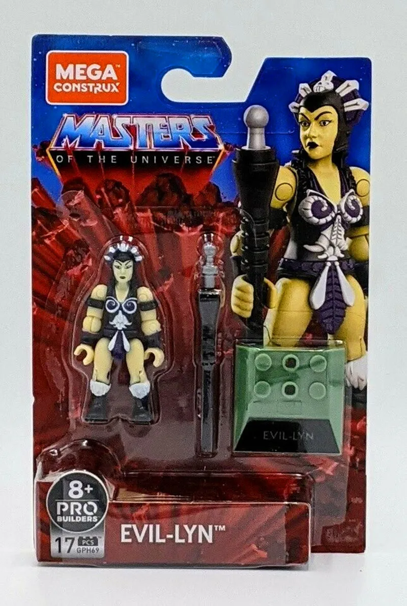 5pcs Mega Construx Masters Of the Universe Stinkor EVIL-LYN TEELA FISTO MOTU Pro Builder Series He-man Character Toys NEW