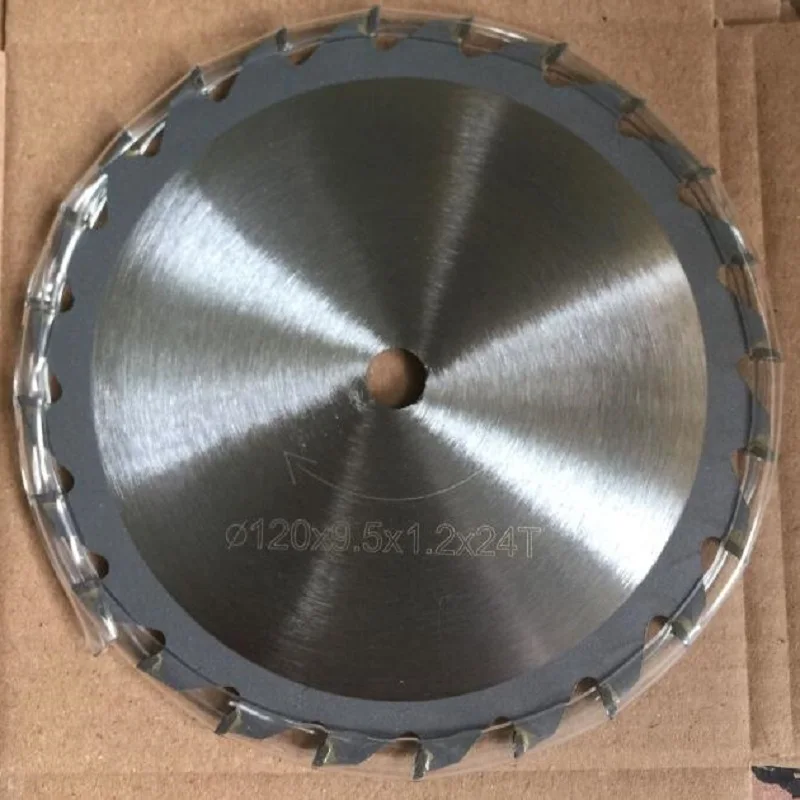 4.7" Supper Thin TCT Wood Cutting Disc 120x9.5mmx24T Angle Grinder Accessory Saw Blade Disk,Cutting Kerf 1.2mm ,Free Shipping!