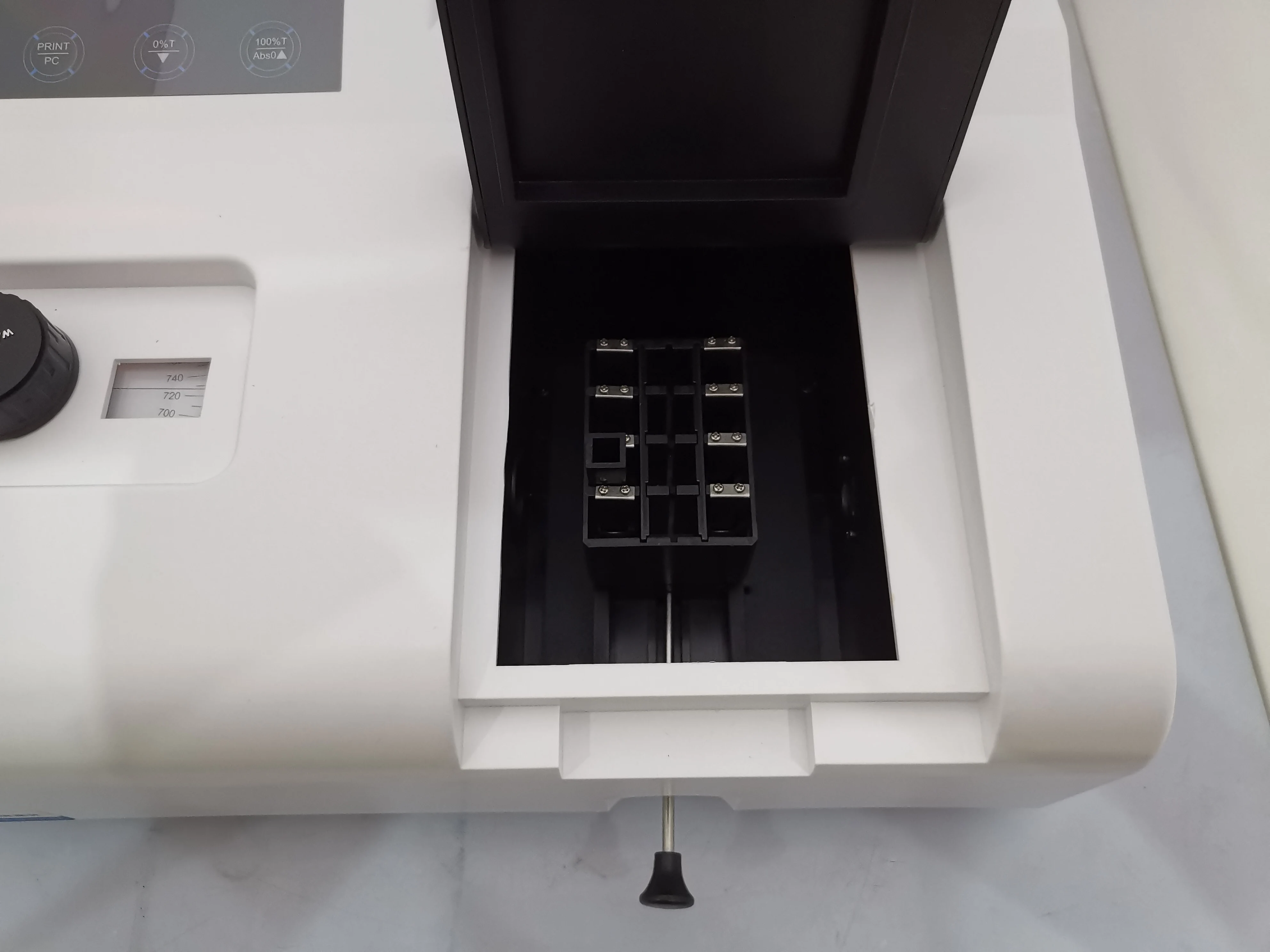 722N, Model UV Visible Spectrometer Laboratory Spectrophotometer 220V Wavelength 320-1020 nm