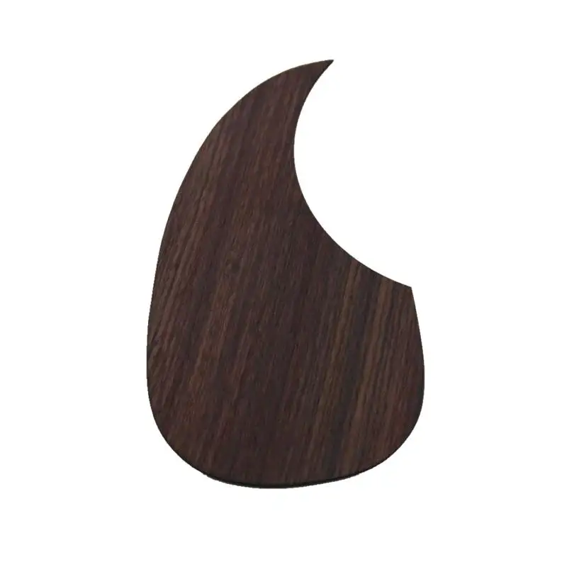 Golpeador de guitarra acústica para zurdos, accesorios de guitarra, Pegatina autoadhesiva de madera rosa, 1 pieza