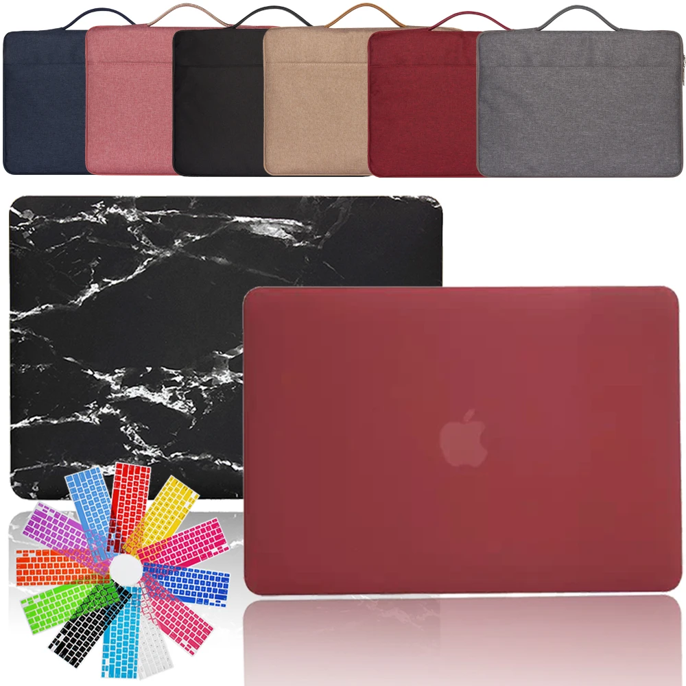 

Laptop Case for Apple MacBook Air 13 /11/MacBook Pro 13/15/16 Inch Hard Shell Cover Case + Keyboard Film + Laptop Bag