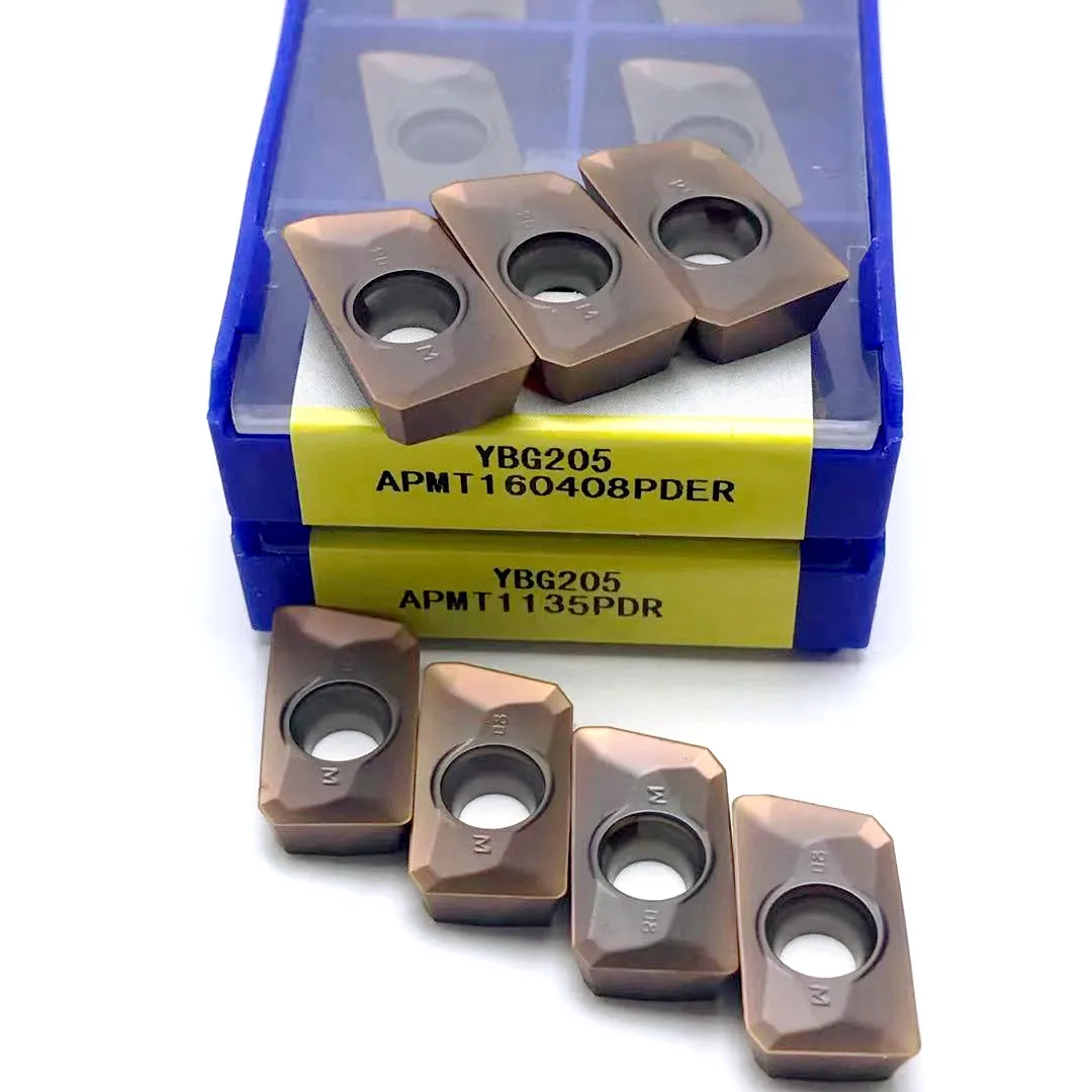 APMT1135PDR APMT160408PDER YBG205 100% original APMT1135 APMT1604 Carbide insert