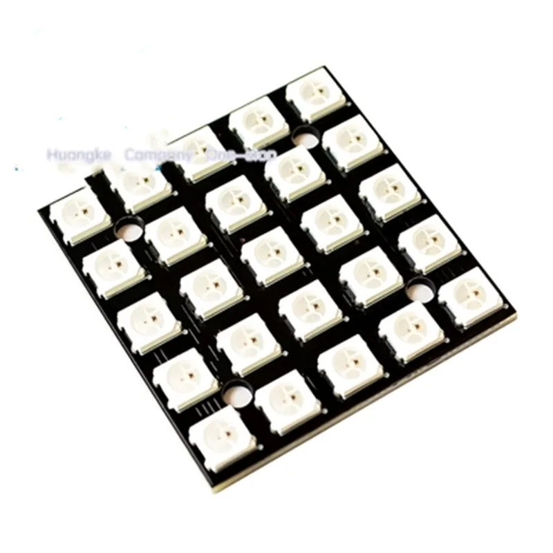 2pcs/lot 1/3/4/7/8/12/16/25-bit WS2812 5050 RGB LED with built-in full-color driver colored lights round