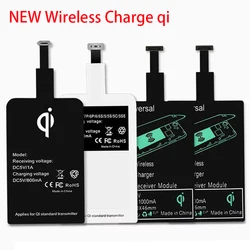 New Wireless Charging Receiver Universal USB Type-CAndroid Micro  Qi Wireless Charger Charge Pad Module for Mobile Phone