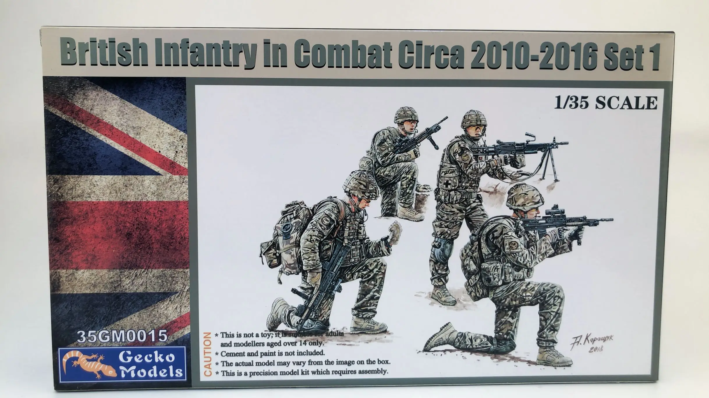 

Gecko Models 35GM0015 1/35 British Infantry in Combat Circa 2010-2016 Set1 Model Kit