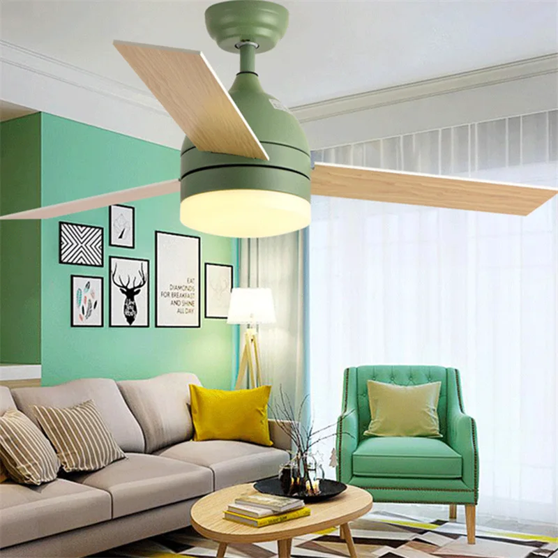 FAIRY Ceiling Fan Lights Lamps Contemporary Remote Control Fan Lighting Decorative For Dining Room Bedroom Restaurant