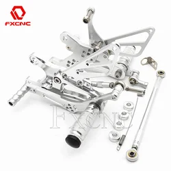 Aluminum Adjustable Footpeg Footrest Rear Set For Yamaha YZFR6 YZF-R6 YZF R6 1999 2000 2001 2002 Rearset Foot Peg Pedal