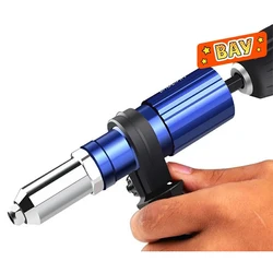 Electric Rivet Gun 2.4mm-4.8mm rivet nut gun drill adapter Cordless riveting tool Insert Nut Pull Rivet Tool