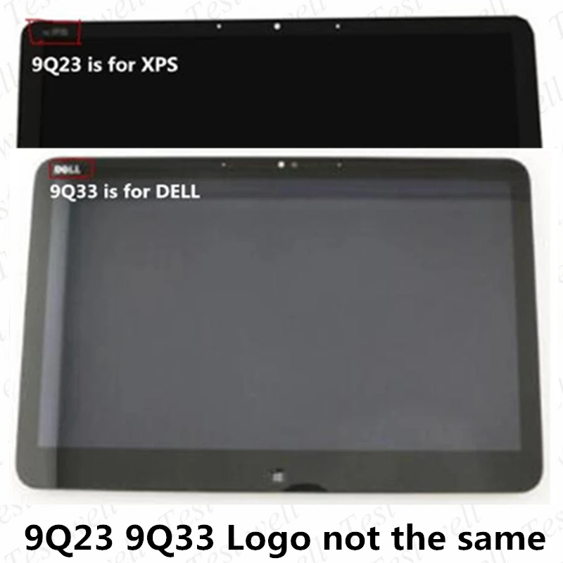 12.5'' LCD Screen For DELL XPS 12 9Q23 9Q33 LCD Touch Screen Assembly LP125WF1 SP A2 A3 A1 LP125WF1 SP E3 1920*1080