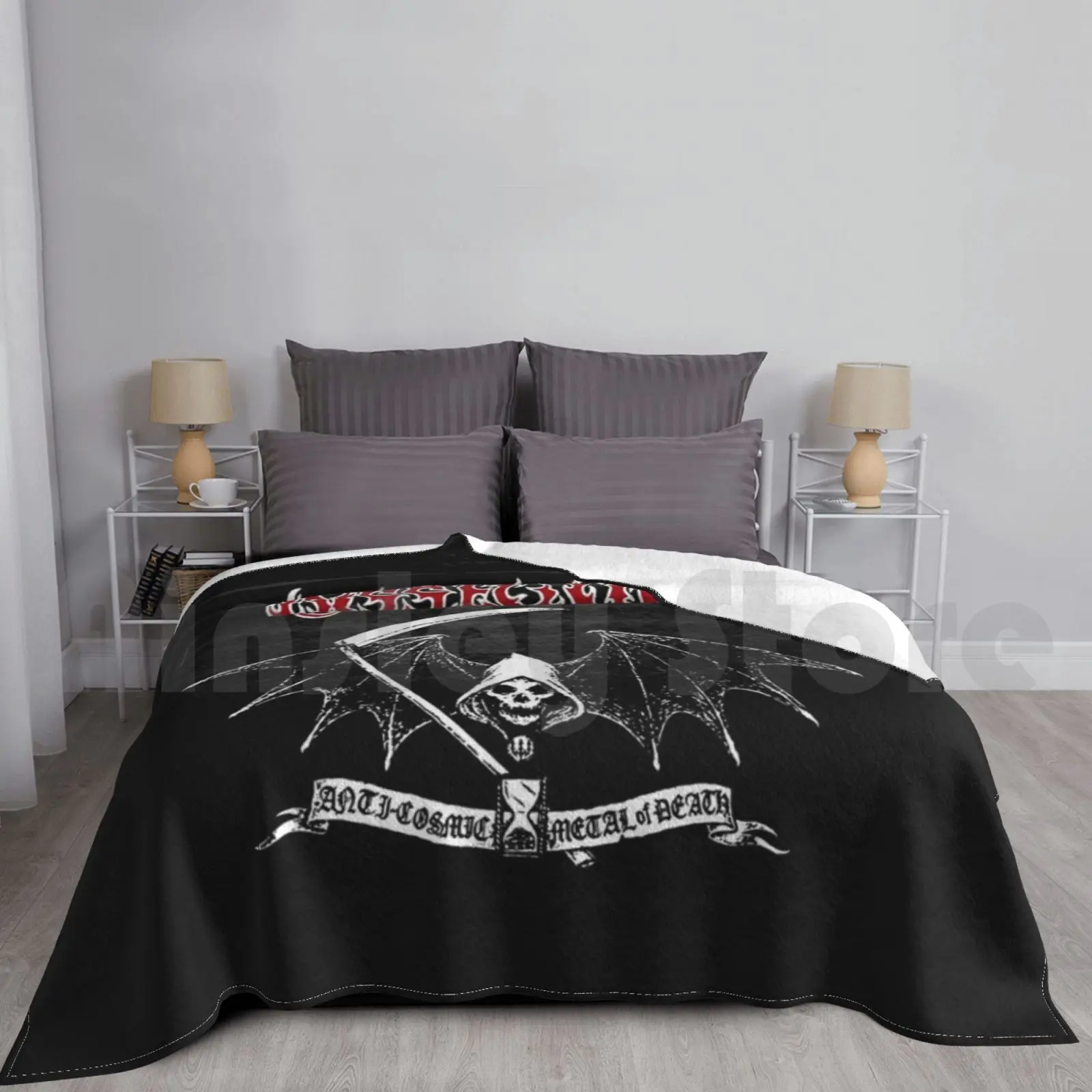 Dissection Nodveidt Anti Cosmic Metal Death Sweden Swedish Blanket Fashion Custom Nihilism Philosophy
