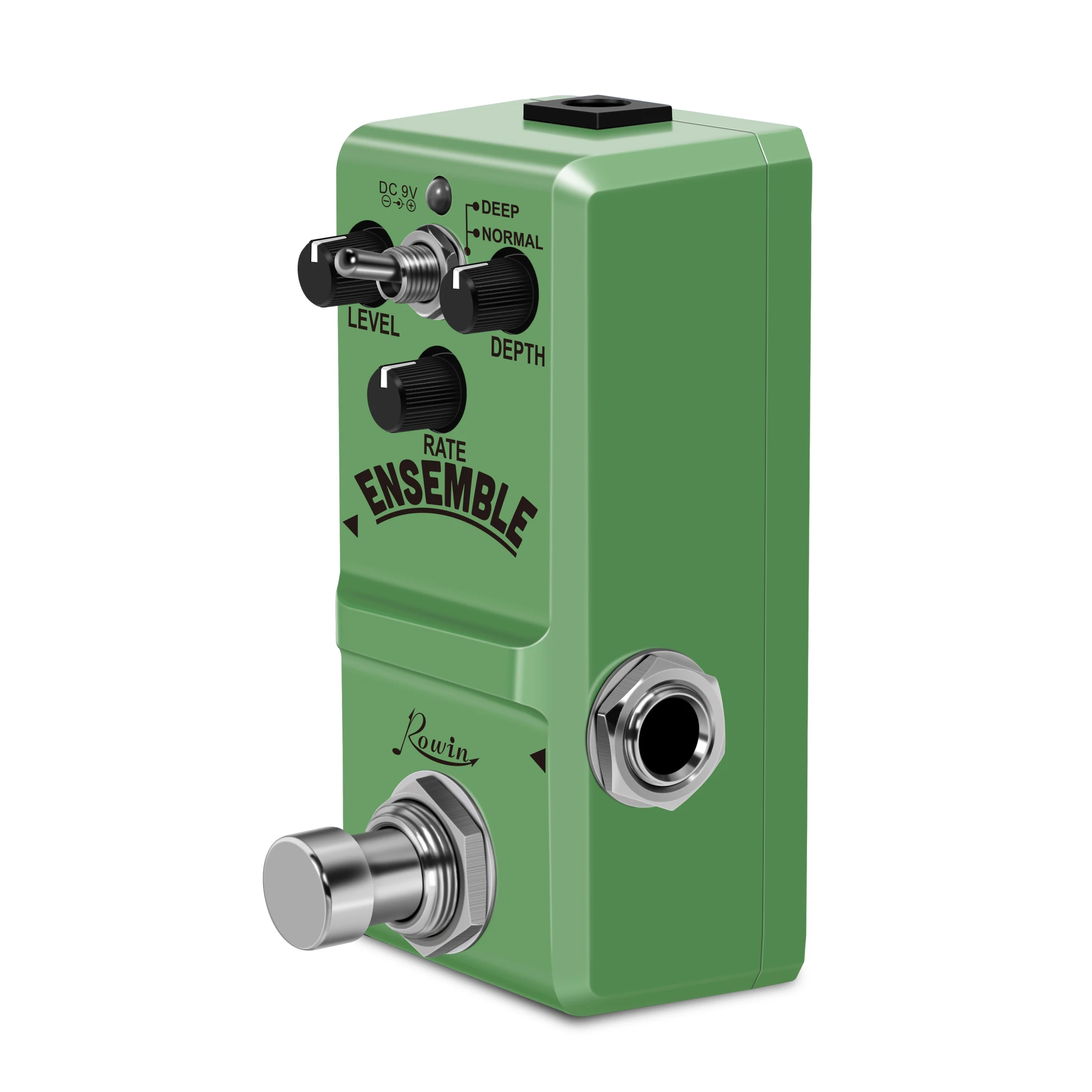 Rowin-Green NANO Ensemble Classic Analog Chorus Guitar Effect Pedal Based On Legendary Jazz BBD Circuit Super Mini True Bypass