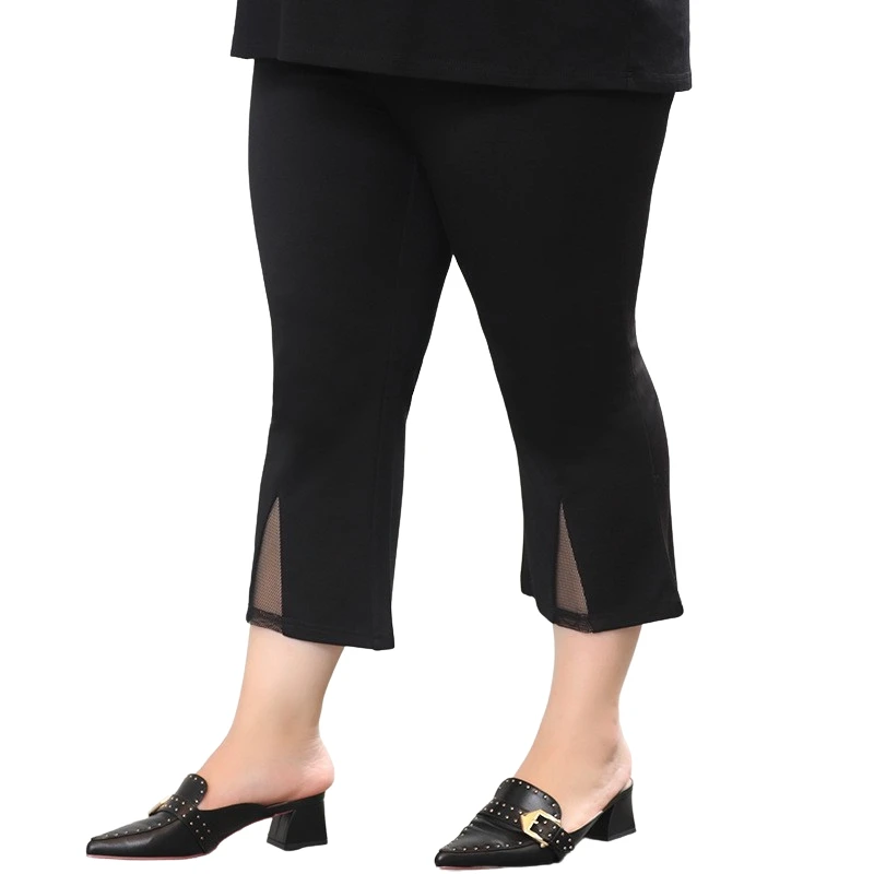 Plus Size Bottoms Women Clothing Pants Cropped Trousers Oversized 5XL 7XL Streetwear Pantalones De Mujer Short Casuais Free Ship