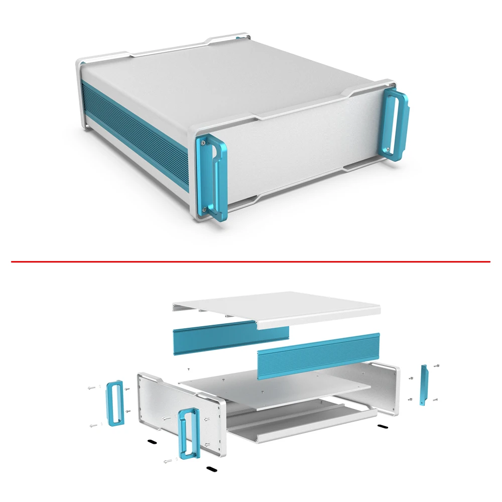 Aluminium Electronics Case Rail Transit Circuit Board Instrument Housing Sheet Metal Enclosure Supply Custom Service  365W132.6H