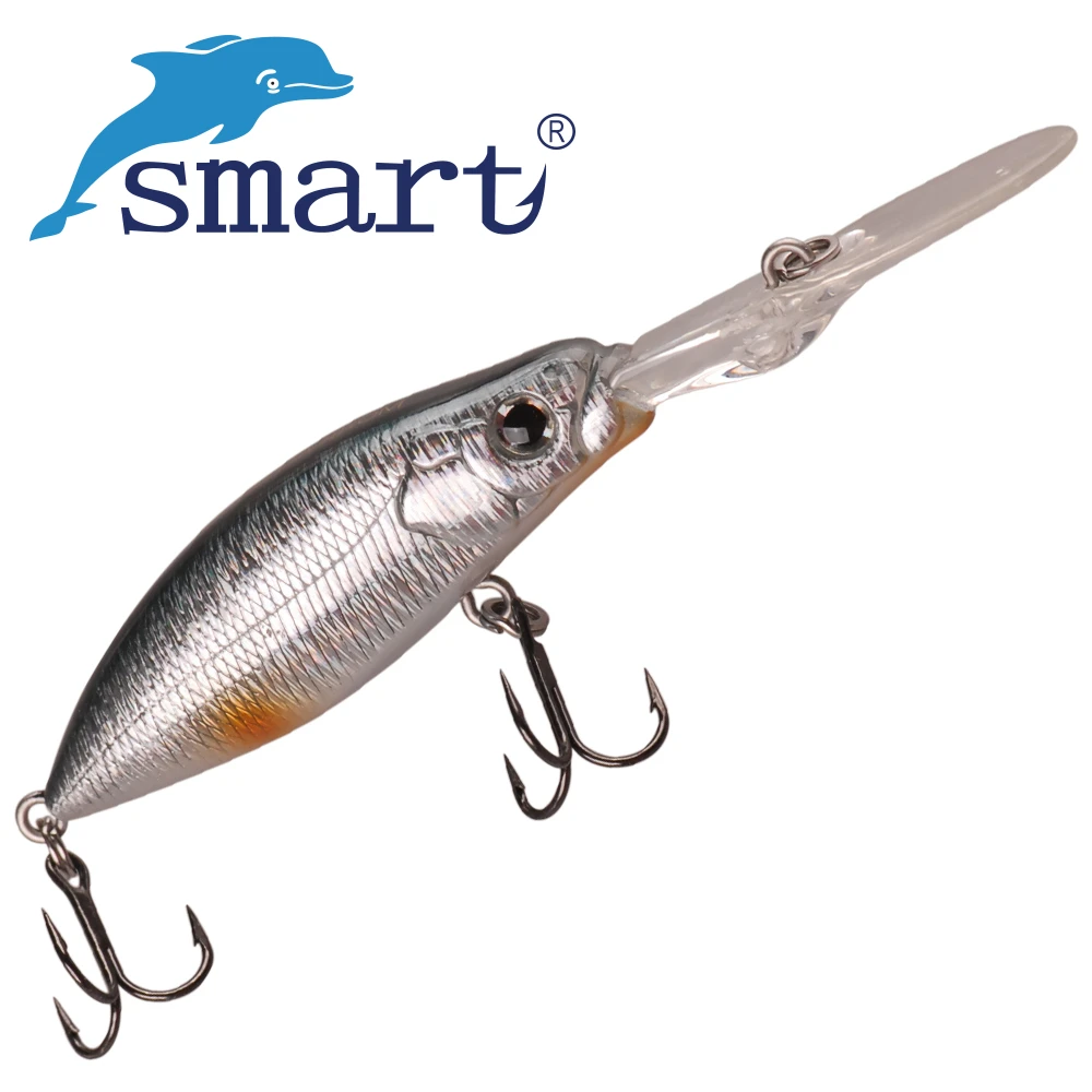 Smart Jerk Minnow 60mm 8g Floating Wobbler Fishing Lure Minnow Long Casting Artificial Hard Bait Quality Professional Depth 3.0m