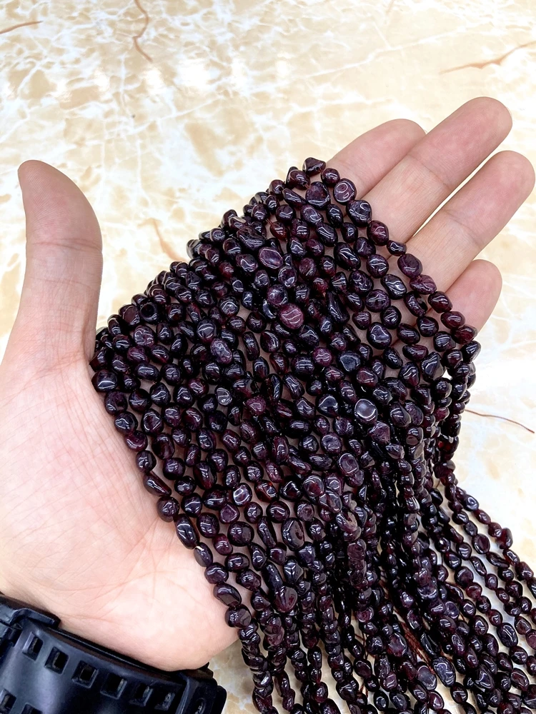 6-8mm Irregular Natural Amethyst Garnet Kunzite Labradorite Rose Quartz Chip Stone Beads For Jewelry Making Bracelets Necklace