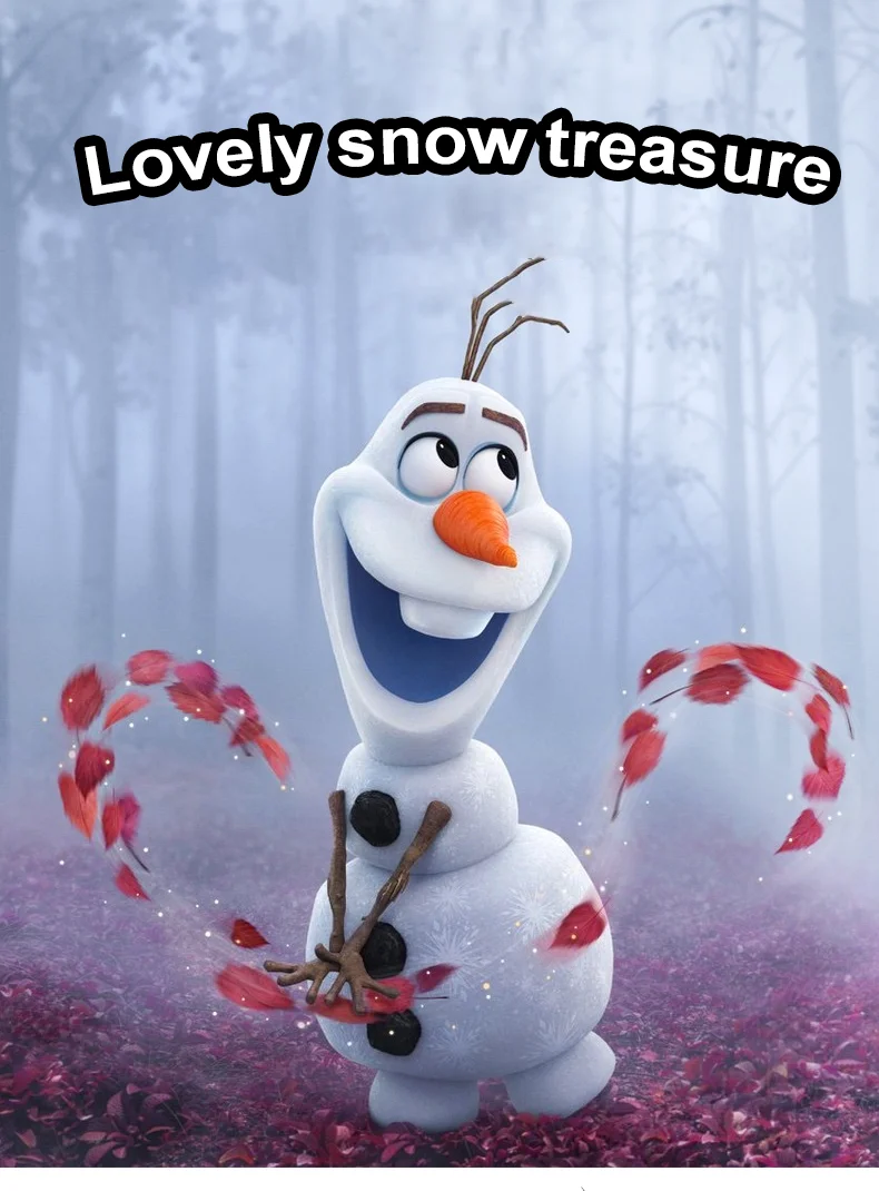 30cm 50cm Aoger Olaf Plüsch Kawaii Schneemann Spielzeug Actionfigur Modell Weiche Stofftier Anime-Puppe Fans Weihnachtsgeschenk – Detail 1