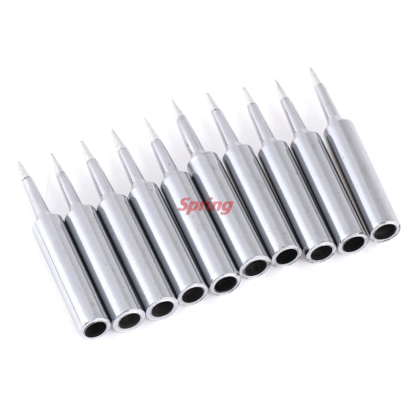 Practical 10Pcs/Lot New Sharp Soldering Replacement de soldadura Solder Iron Tips Station Tool 900M-T-I Soldering Tips